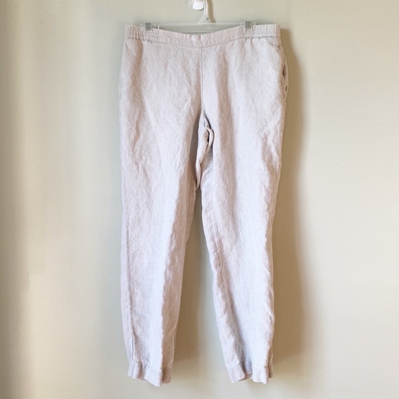 J. Jill Pants & Jumpsuits J Jill Linen Pull On Cropped Pants Poshmark